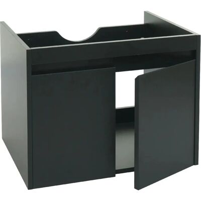 DECOSHOP26 - 040007848 - Negro - Bathroom Cabinet DECOSHOP26 - 040007848 - Negro - Bathroom Cabinet