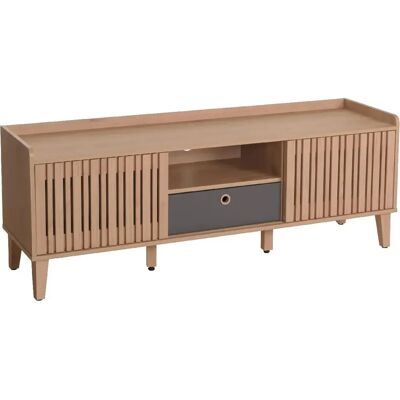 Décoshop26 - Mueble TV puerta corredera mango - 56x150x40 cm - Soporte TV Décoshop26 - Mueble TV puerta corredera mango - 56x150x40 cm - Soporte TV