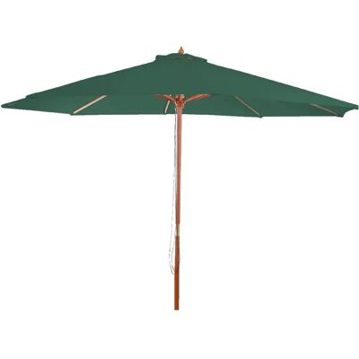 DÉCOSHOP26 - Parasol jardin 3.5m - Diamètre 3.5m - Polyester/Bois - Publicité DÉCOSHOP26 - Parasol jardin 3.5m - Diamètre 3.5m - Polyester/Bois - Publicité