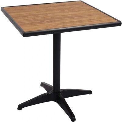 DÉCOSHOP26 - 040008536 - Negro - Mesa de jardín DÉCOSHOP26 - 040008536 - Negro - Mesa de jardín