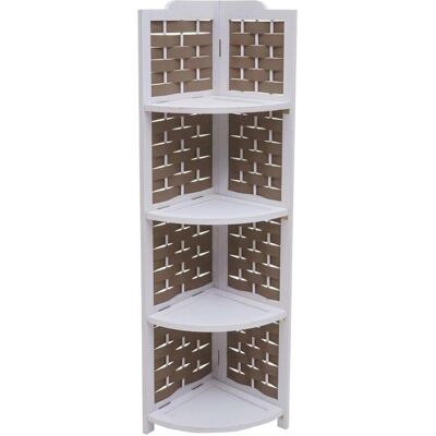 DÉCOSHOP26 - 040008639 - 110 cm - brown - Étagère d’angle - Publicité DÉCOSHOP26 - 040008639 - 110 cm - brown - Étagère d’angle - Publicité