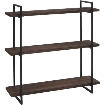 Décoshop26 - Estante pared 3 niveles - Foncé - Wall Shelf - Publicité Décoshop26 - Estante pared 3 niveles - Foncé - Wall Shelf - Publicité