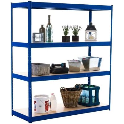 Décoshop26 - ETA10073 - Bleu - Étagère de rangement - Publicité Décoshop26 - ETA10073 - Bleu - Étagère de rangement - Publicité