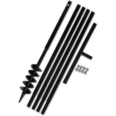 Set di pala e trivella manuale per giardino - Perforatrice estensibile - Acciaio durevole Set di pala e trivella manuale per giardino - Perforatrice estensibile - Acciaio durevole