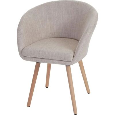DÉCOSHOP26 Modelo 040002377 Silla de comedor escandinava gris crema - Silla de comedor DÉCOSHOP26 Modelo 040002377 Silla de comedor escandinava gris crema - Silla de comedor