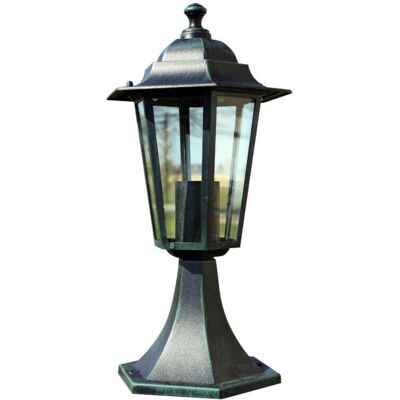 Lampada da esterno HelloShop26 41cm alluminio nero Lampada da esterno HelloShop26 41cm alluminio nero