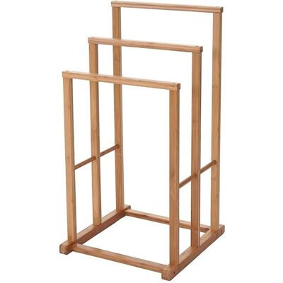 Perchero de baño de bambú MOBIKASA - Tipo de baño Perchero de baño de bambú MOBIKASA - Tipo de baño