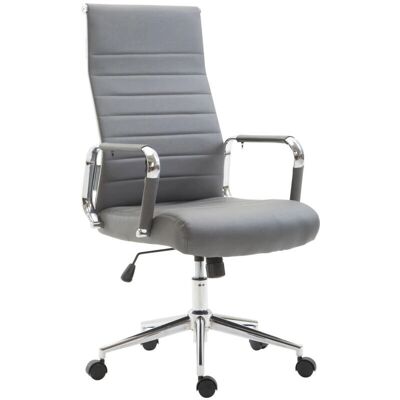 DÉCOSHOP26 - BUR10243 - gris - asiento acolchado - Silla de oficina DÉCOSHOP26 - BUR10243 - gris - asiento acolchado - Silla de oficina