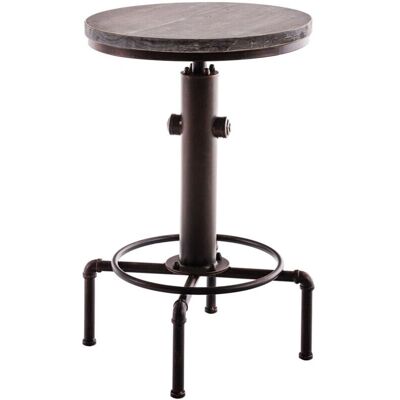 DÉCOSHOP26 - Modelo TAB10016 Mesa Alta Industrial Ajustable - Metal y Madera DÉCOSHOP26 - Modelo TAB10016 Mesa Alta Industrial Ajustable - Metal y Madera