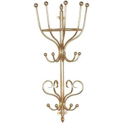 Décoshop26 - MED05024 - Dorado - Wall hook rack Décoshop26 - MED05024 - Dorado - Wall hook rack