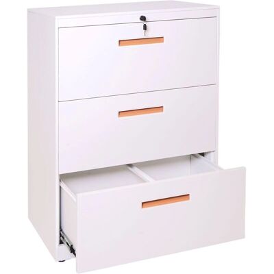 DÉCOSHOP26 Storage ufficio in acciaio con cassetto con serratura - Arredamento ufficio DÉCOSHOP26 Storage ufficio in acciaio con cassetto con serratura - Arredamento ufficio