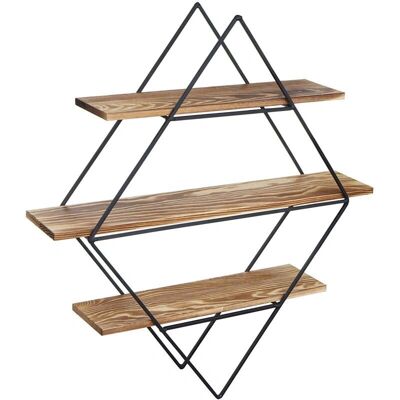 Décoshop26 ETA04047 Étagère Murale - Bois Industriel 3 Niveaux - Publicité Décoshop26 ETA04047 Étagère Murale - Bois Industriel 3 Niveaux - Publicité