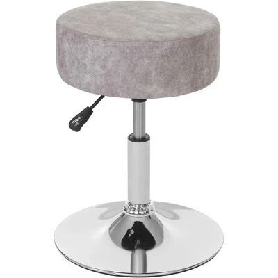 Décoshop26 - 040005329 - Ø35cm - Grigio - Sgabello da toeletta Décoshop26 - 040005329 - Ø35cm - Grigio - Sgabello da toeletta