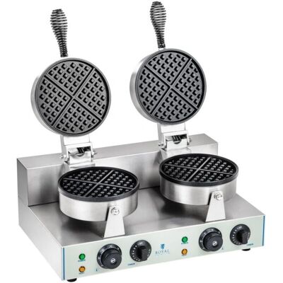 HELLOSHOP26 Gaufrier doppio rotondo professionale - Waffle Maker HELLOSHOP26 Gaufrier doppio rotondo professionale - Waffle Maker
