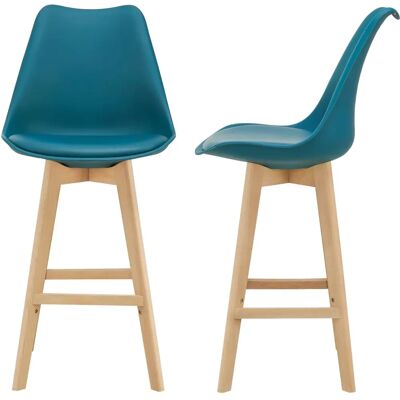 Conjunto de Taburetes Turquesa Mobikasa - Uso Interior Conjunto de Taburetes Turquesa Mobikasa - Uso Interior