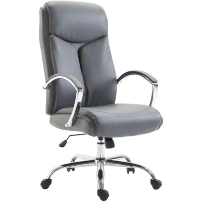 Décoshop26 - BUR10257 - Gris synthétique - Chaise de bureau - Publicité Décoshop26 - BUR10257 - Gris synthétique - Chaise de bureau - Publicité