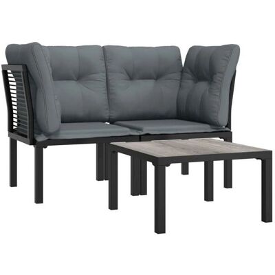 HELLOSHOP26 - Conjunto de Muebles de Jardín - Ratán Resistente a la Intemperie HELLOSHOP26 - Conjunto de Muebles de Jardín - Ratán Resistente a la Intemperie