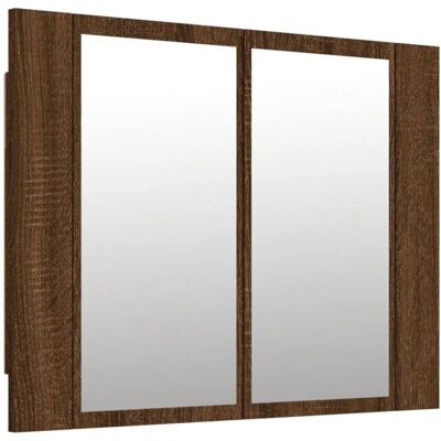 HelloShop26 - ArmarioLED-60x12x45 - Marrón HelloShop26 - ArmarioLED-60x12x45 - Marrón