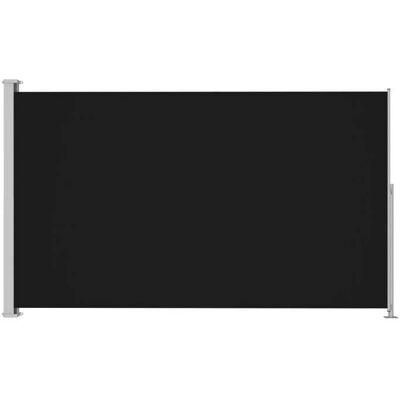 Helloshop26 - Toldo lateral retráctil - 220x300cm Negro Helloshop26 - Toldo lateral retráctil - 220x300cm Negro