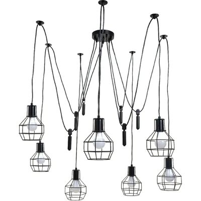 Décoshop26 - 040004053 - Noir - E27 - Pendant lamp - Publicité Décoshop26 - 040004053 - Noir - E27 - Pendant lamp - Publicité
