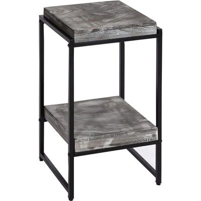 Décoshop26 - MED04074 - Gris oscuro - MDF Metal - Mesa Décoshop26 - MED04074 - Gris oscuro - MDF Metal - Mesa