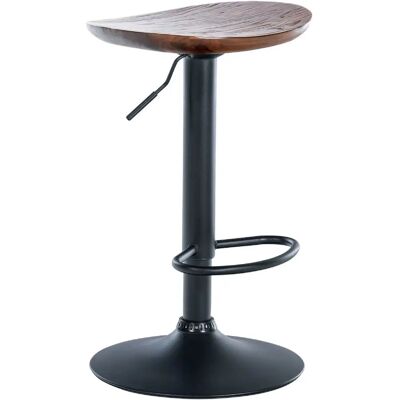 DÉCOSHOP26 - TDB10577 - Sedile in legno scuro - Bar stool DÉCOSHOP26 - TDB10577 - Sedile in legno scuro - Bar stool