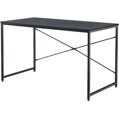 HELLOSHOP26 Escritorio negro - 120x60x72 cm - Metal y MDF HELLOSHOP26 Escritorio negro - 120x60x72 cm - Metal y MDF