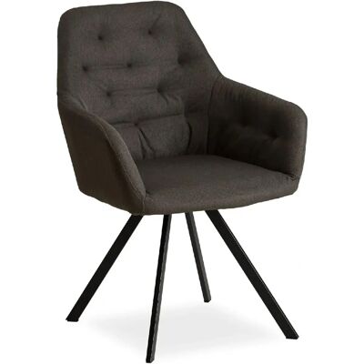 Décoshop26 - CDS06007 - Anthracite - Silla de comedor Décoshop26 - CDS06007 - Anthracite - Silla de comedor