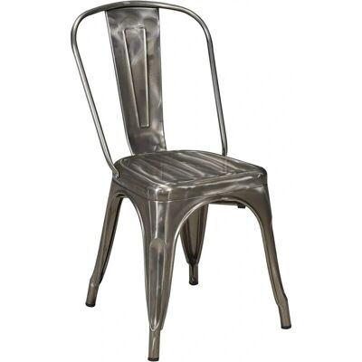 Décoshop26 - CDS09311 - Gris metalizado - Dining chair Décoshop26 - CDS09311 - Gris metalizado - Dining chair