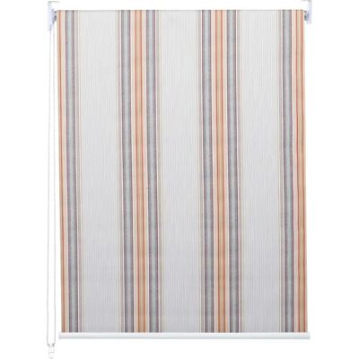 Decoshop26 - 04_0004485 - 90x230 cm - Gris-marron-orange opaque - Store enrouleur - Publicité Decoshop26 - 04_0004485 - 90x230 cm - Gris-marron-orange opaque - Store enrouleur - Publicité