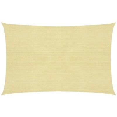 HelloShop26 - Voile Toile D'ombrage 160 g/m² 2,5 x 3 m Beige - Beige - 2,5 x 3 m Shade sail HelloShop26 - Voile Toile D'ombrage 160 g/m² 2,5 x 3 m Beige - Beige - 2,5 x 3 m Shade sail
