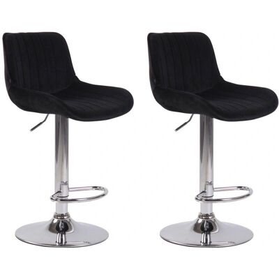 DécOSHOP26 TDB10396 Sgabelli da Bar Moderni in Velluto Regolabili DécOSHOP26 TDB10396 Sgabelli da Bar Moderni in Velluto Regolabili