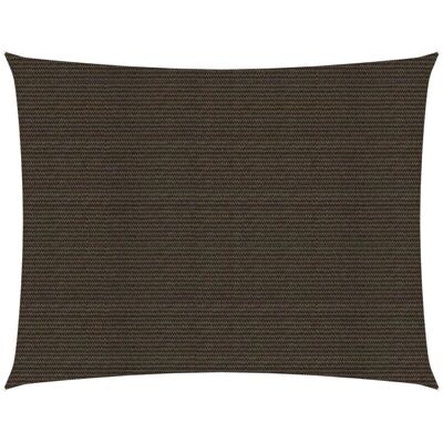 HelloShop26 - Vela de sombra 160 g/m² marrón 2 x 3 m hdpe - Marrón - 2 x 3 m - Shade sail HelloShop26 - Vela de sombra 160 g/m² marrón 2 x 3 m hdpe - Marrón - 2 x 3 m - Shade sail