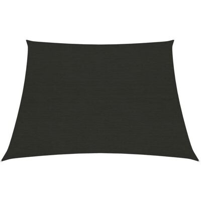 Helloshop26 - Parasol PEHD 4/5x3m - Nero - Shade sail Helloshop26 - Parasol PEHD 4/5x3m - Nero - Shade sail