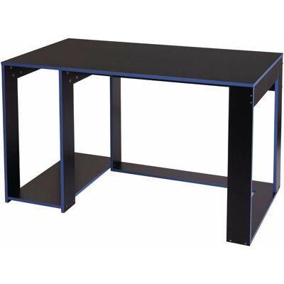 DÉCOSHOP26 Modello 040001451 Scrivania Ufficio - MDF nero e blu 120x60x76cm DÉCOSHOP26 Modello 040001451 Scrivania Ufficio - MDF nero e blu 120x60x76cm