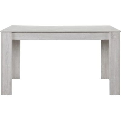 Tavolo da pranzo in rovere bianco Mobikasa - 140x90cm - Uso interno Tavolo da pranzo in rovere bianco Mobikasa - 140x90cm - Uso interno