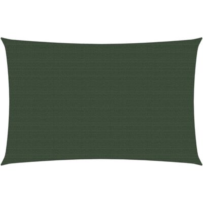 Helloshop26 - Voile D'ombrage 2x4m PEHD - Vert foncé - Shade sail - Publicité Helloshop26 - Voile D'ombrage 2x4m PEHD - Vert foncé - Shade sail - Publicité