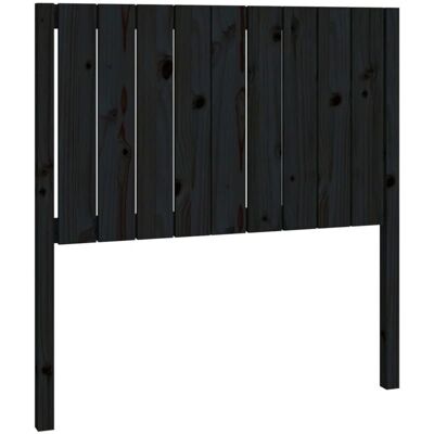 Décoshop26 - TDL0202059 - 95.5 x 4 x 100 cm - Black pine wood - Headboard Décoshop26 - TDL0202059 - 95.5 x 4 x 100 cm - Black pine wood - Headboard