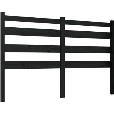Décoshop26 - TDL0202179 - pino negro - cabecero Décoshop26 - TDL0202179 - pino negro - cabecero