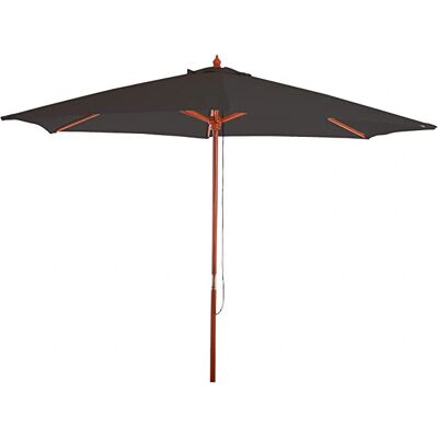 Décoshop26 Modèle 04_0003813 - Parasol de jardin/plage, noir/marron - Publicité Décoshop26 Modèle 04_0003813 - Parasol de jardin/plage, noir/marron - Publicité