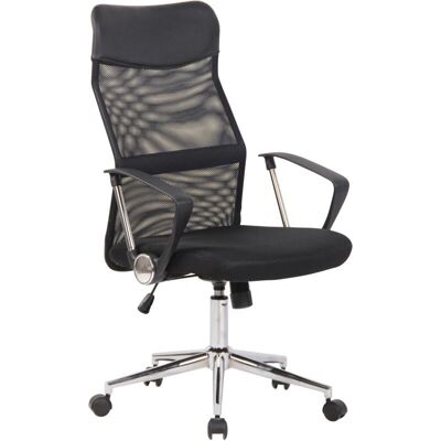 DECOSHOP26 - BUR10588 - Malla negra - Silla de oficina DECOSHOP26 - BUR10588 - Malla negra - Silla de oficina