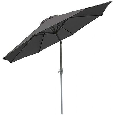 DÉCOSHOP26 Sombrilla de jardín Ø 2,7m Inclinable Protección UV DÉCOSHOP26 Sombrilla de jardín Ø 2,7m Inclinable Protección UV
