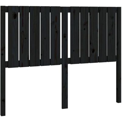 DÉCOSHOP26 - TDL0202344 - Nero - Legno di pino - Testiera DÉCOSHOP26 - TDL0202344 - Nero - Legno di pino - Testiera