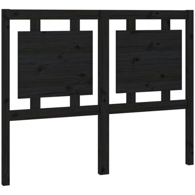 DECOSHOP26 - TDL0202345 - Negro - Pino - Cabecero DECOSHOP26 - TDL0202345 - Negro - Pino - Cabecero