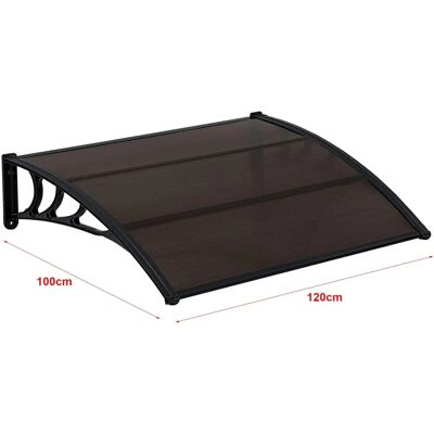 Helloshop26 - 03_0004666 - 120x100 cm - Marron - Awning - Publicité Helloshop26 - 03_0004666 - 120x100 cm - Marron - Awning - Publicité