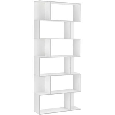 Étagère Blanche HelloShop26 - Design Intemporel, 192x80x24 cm - Publicité Étagère Blanche HelloShop26 - Design Intemporel, 192x80x24 cm - Publicité