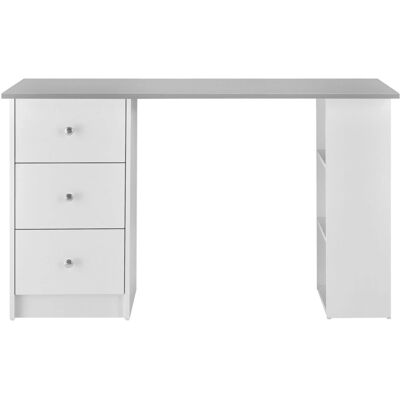 HELLOSHOP26 Modelo 03_0004710 Escritorio Blanco Gris HELLOSHOP26 Modelo 03_0004710 Escritorio Blanco Gris