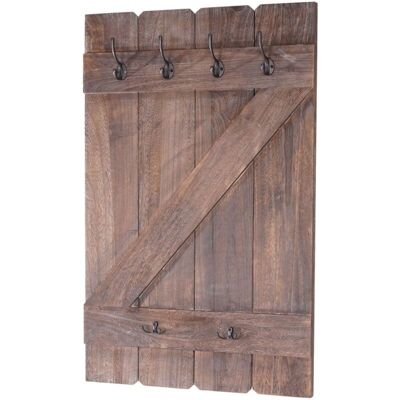 Décoshop26 Appendiabiti da parete con 6 ganci - Gancio da parete Décoshop26 Appendiabiti da parete con 6 ganci - Gancio da parete
