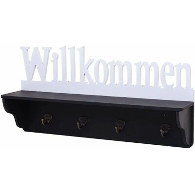 DÉCOSHOP26 - 040001014 - 30x60x13 -Attaccapanni a parete DÉCOSHOP26 - 040001014 - 30x60x13 -Attaccapanni a parete
