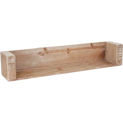 DECOSHOP26 - 040005170 - Madera de abeto, 80 cm - Gancho incluido - Estante de pared DECOSHOP26 - 040005170 - Madera de abeto, 80 cm - Gancho incluido - Estante de pared